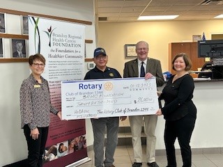 Thank you to the Rotary Club of Brandon #1344!