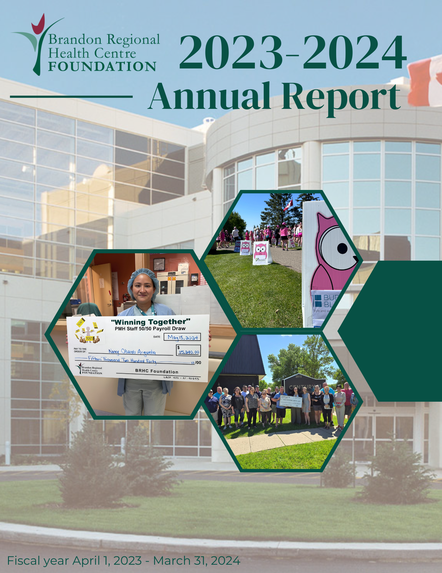 Front cover of BRHC Foundation Annual Report 2020-2021